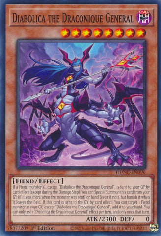 Diabolica the Draconique General [DUNE-EN096] Common - Card Brawlers | Quebec | Canada | Yu-Gi-Oh!