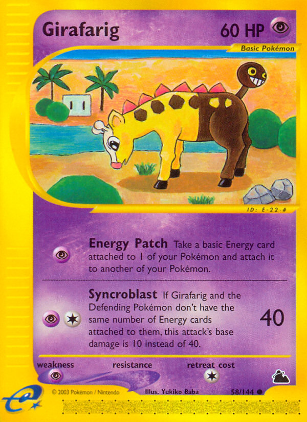 Girafarig (58/144) [Skyridge] - Card Brawlers | Quebec | Canada | Yu-Gi-Oh!