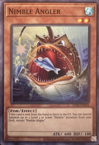 Nimble Angler [OP22-EN004] Super Rare - Card Brawlers | Quebec | Canada | Yu-Gi-Oh!