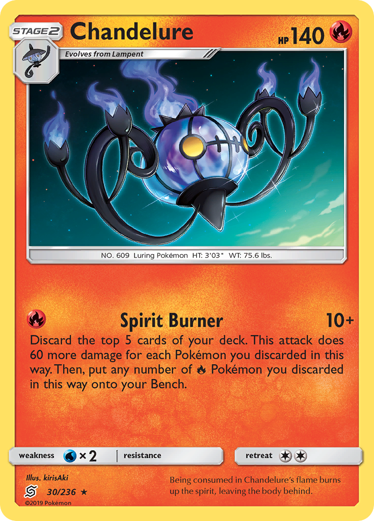 Chandelure (30/236) [Sun & Moon: Unified Minds] - Card Brawlers | Quebec | Canada | Yu-Gi-Oh!