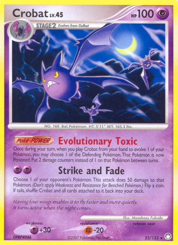 Crobat (23/123) [Diamond & Pearl: Mysterious Treasures] - Card Brawlers | Quebec | Canada | Yu-Gi-Oh!