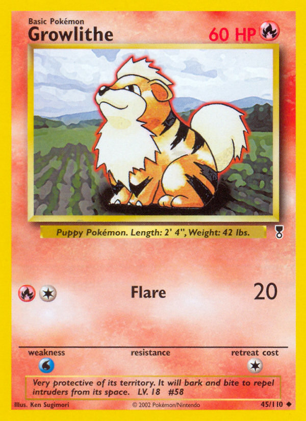 Growlithe (45/110) [Legendary Collection] - Card Brawlers | Quebec | Canada | Yu-Gi-Oh!