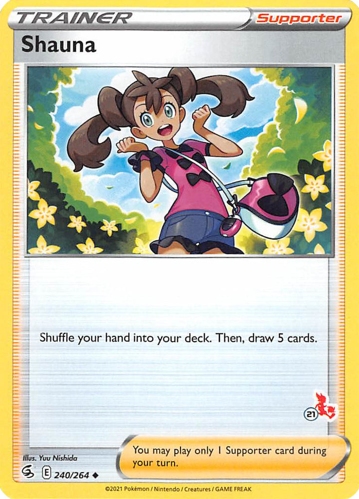 Shauna (240/264) (Cinderace Stamp #21) [Battle Academy 2022] - Card Brawlers | Quebec | Canada | Yu-Gi-Oh!