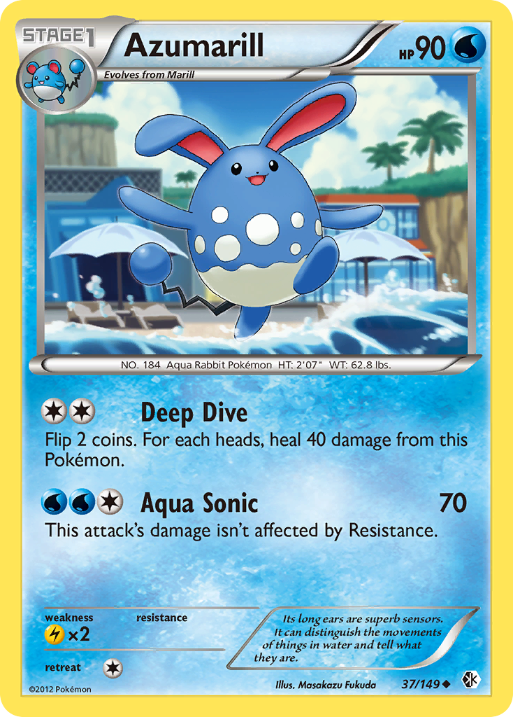 Azumarill (37/149) [Black & White: Boundaries Crossed] - Card Brawlers | Quebec | Canada | Yu-Gi-Oh!