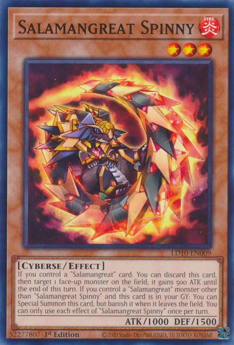 Salamangreat Spinny [LD10-EN009] Common - Card Brawlers | Quebec | Canada | Yu-Gi-Oh!