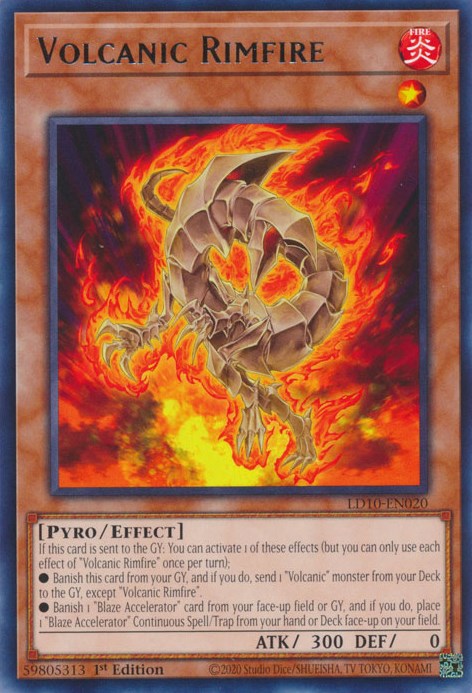 Volcanic Rimfire [LD10-EN020] Rare - Card Brawlers | Quebec | Canada | Yu-Gi-Oh!