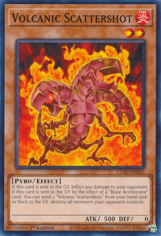 Volcanic Scattershot [LD10-EN026] Common - Card Brawlers | Quebec | Canada | Yu-Gi-Oh!