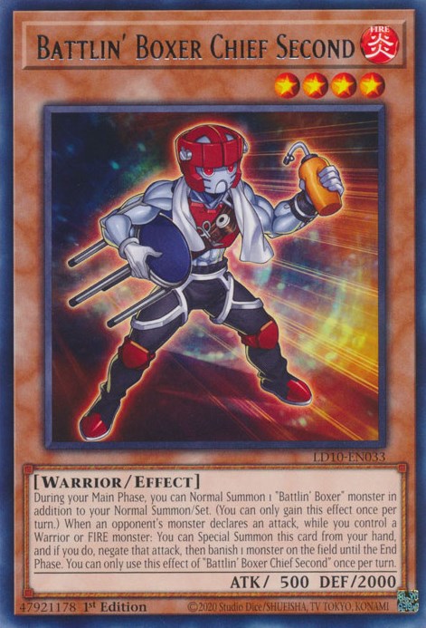 Battlin' Boxer Chief Second [LD10-EN033] Rare - Card Brawlers | Quebec | Canada | Yu-Gi-Oh!