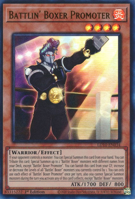 Battlin' Boxer Promoter [LD10-EN034] Ultra Rare - Card Brawlers | Quebec | Canada | Yu-Gi-Oh!