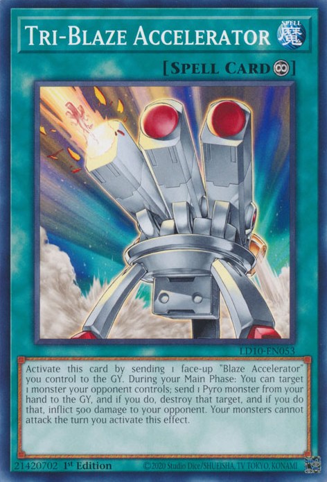 Tri-Blaze Accelerator [LD10-EN053] Common - Card Brawlers | Quebec | Canada | Yu-Gi-Oh!