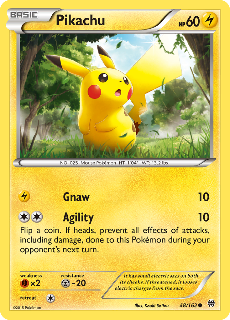 Pikachu (48/162) [XY: BREAKthrough] - Card Brawlers | Quebec | Canada | Yu-Gi-Oh!