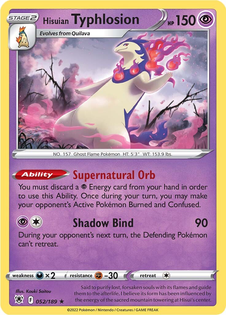 Hisuian Typhlosion (052/189) [Sword & Shield: Astral Radiance] - Card Brawlers | Quebec | Canada | Yu-Gi-Oh!