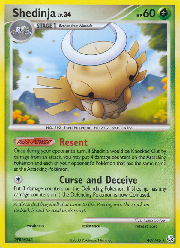 Shedinja (40/146) [Diamond & Pearl: Legends Awakened] - Card Brawlers | Quebec | Canada | Yu-Gi-Oh!