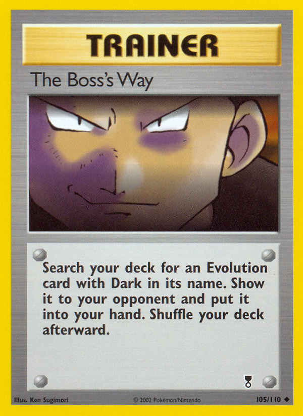 The Boss's Way (105/110) [Legendary Collection] - Card Brawlers | Quebec | Canada | Yu-Gi-Oh!