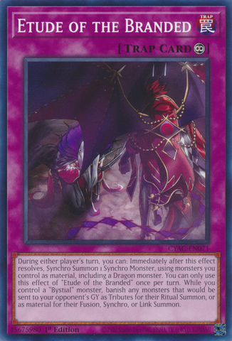 Etude of the Branded [CYAC-EN071] Common - Card Brawlers | Quebec | Canada | Yu-Gi-Oh!