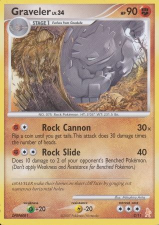 Graveler (2/11) [Diamond & Pearl: Trainer Kit - Lucario] - Card Brawlers | Quebec | Canada | Yu-Gi-Oh!