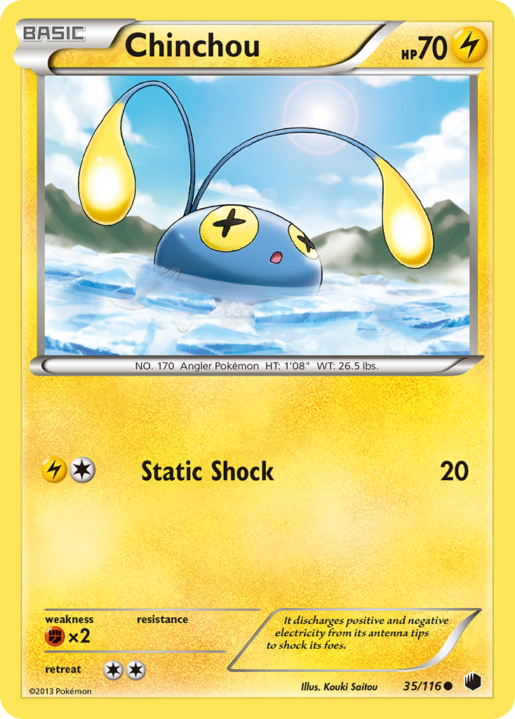 Chinchou (35/116) [Black & White: Plasma Freeze] - Card Brawlers | Quebec | Canada | Yu-Gi-Oh!