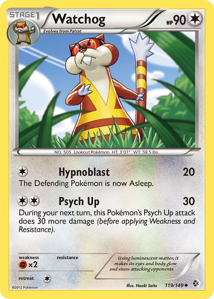 Watchog (119/149) [Black & White: Boundaries Crossed] - Card Brawlers | Quebec | Canada | Yu-Gi-Oh!