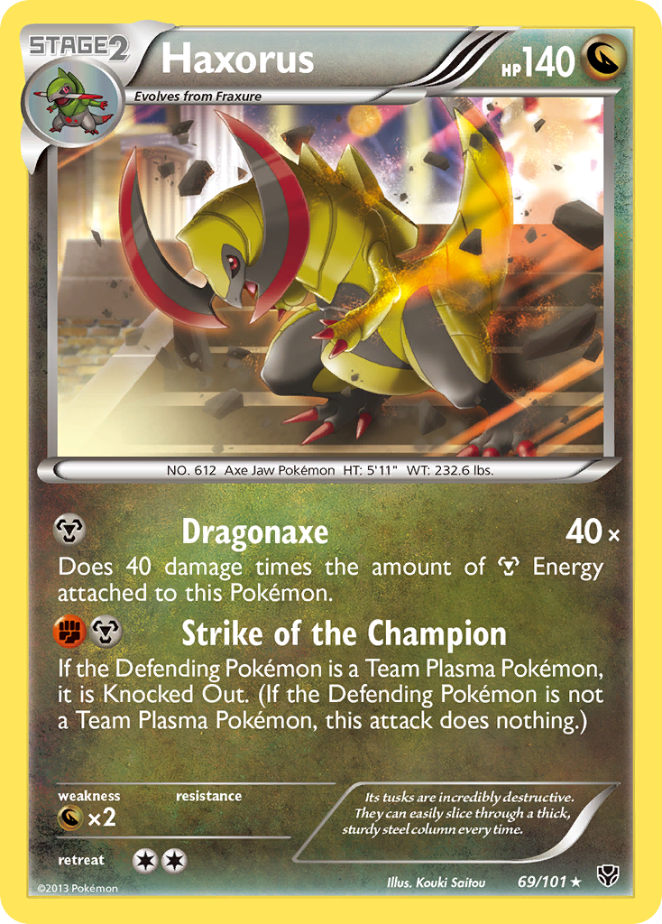 Haxorus (69/101) [Black & White: Plasma Blast] - Card Brawlers | Quebec | Canada | Yu-Gi-Oh!