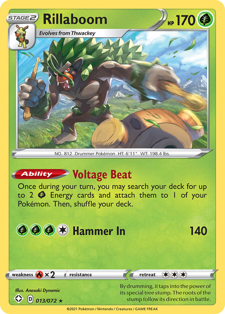 Rillaboom (013/072) [Sword & Shield: Shining Fates] - Card Brawlers | Quebec | Canada | Yu-Gi-Oh!