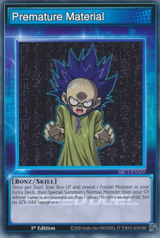 Premature Material [SBC1-ENS20] Common - Card Brawlers | Quebec | Canada | Yu-Gi-Oh!