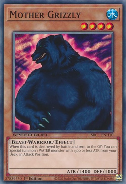 Mother Grizzly [SBC1-ENH10] Common - Card Brawlers | Quebec | Canada | Yu-Gi-Oh!
