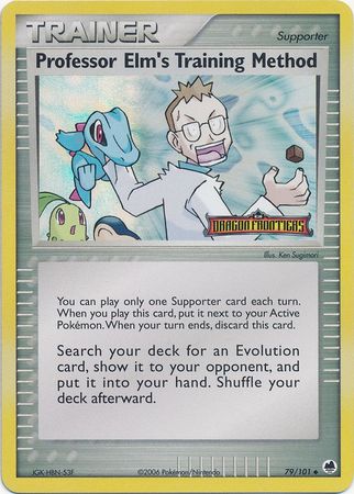 Professor Elm's Training Method (79/101) (Stamped) [EX: Dragon Frontiers] - Card Brawlers | Quebec | Canada | Yu-Gi-Oh!