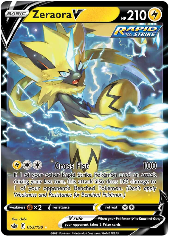 Zeraora V (053/198) [Sword & Shield: Chilling Reign] - Card Brawlers | Quebec | Canada | Yu-Gi-Oh!