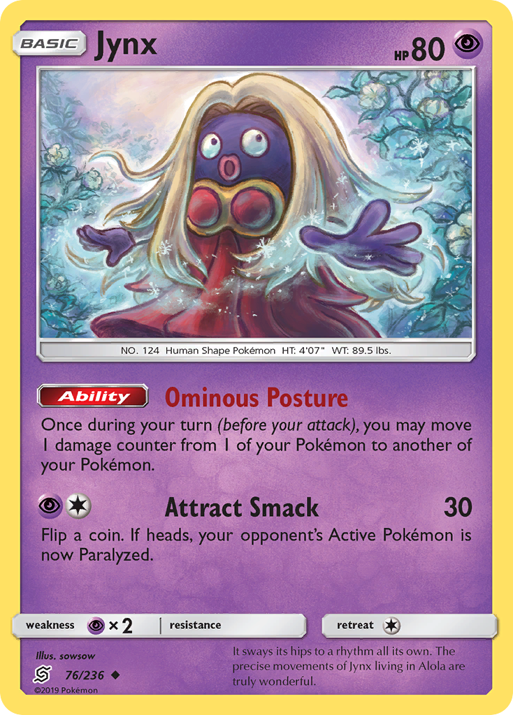 Jynx (76/236) [Sun & Moon: Unified Minds] - Card Brawlers | Quebec | Canada | Yu-Gi-Oh!