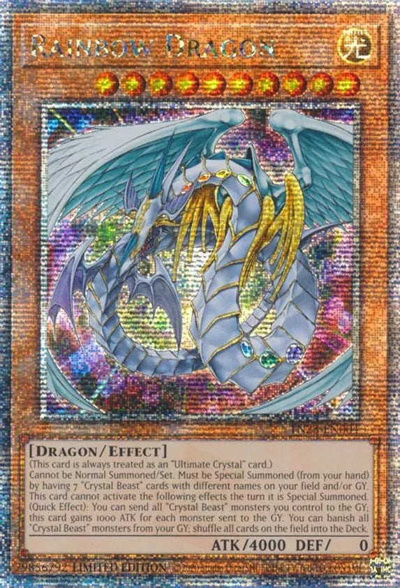 Rainbow Dragon [TN23-EN004] Quarter Century Secret Rare - Card Brawlers | Quebec | Canada | Yu-Gi-Oh!