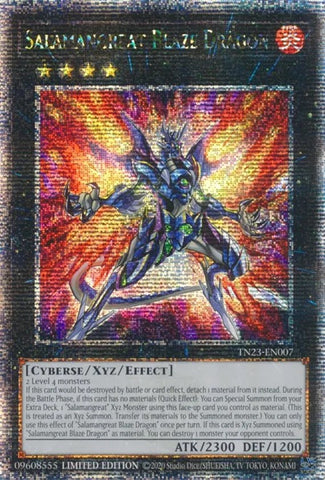 Salamangreat Blaze Dragon [TN23-EN007] Quarter Century Secret Rare - Card Brawlers | Quebec | Canada | Yu-Gi-Oh!