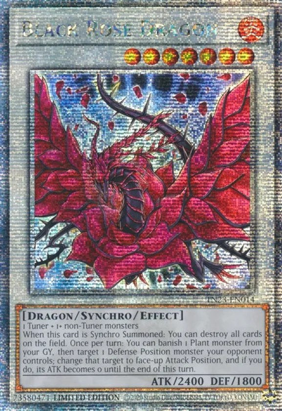 Black Rose Dragon [TN23-EN014] Quarter Century Secret Rare - Card Brawlers | Quebec | Canada | Yu-Gi-Oh!