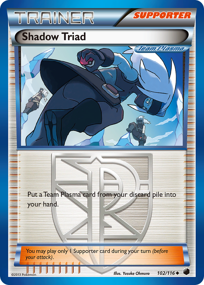 Shadow Triad (102/116) [Black & White: Plasma Freeze] - Card Brawlers | Quebec | Canada | Yu-Gi-Oh!