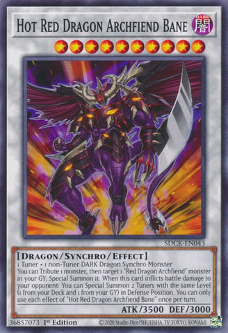 Hot Red Dragon Archfiend Bane [SDCK-EN043] Common - Card Brawlers | Quebec | Canada | Yu-Gi-Oh!