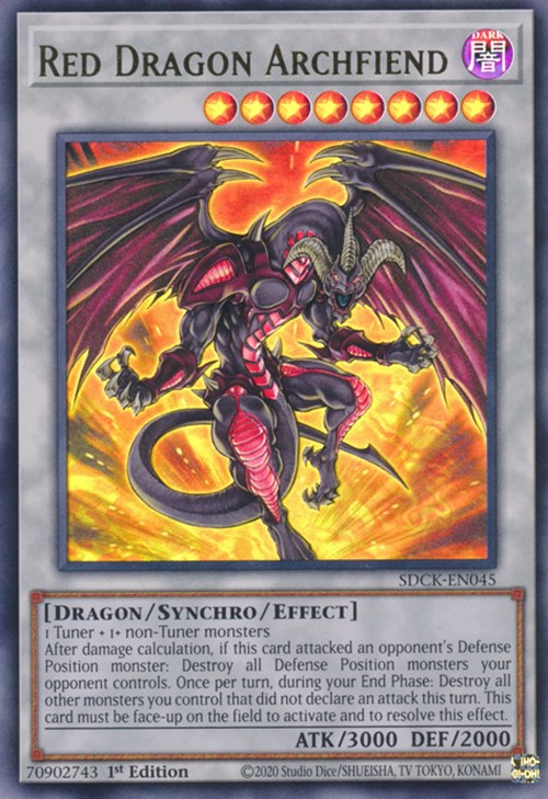 Red Dragon Archfiend [SDCK-EN045] Ultra Rare - Card Brawlers | Quebec | Canada | Yu-Gi-Oh!