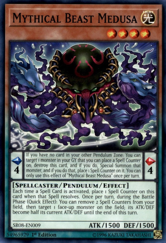 Mythical Beast Medusa [SR08-EN009] Common - Card Brawlers | Quebec | Canada | Yu-Gi-Oh!