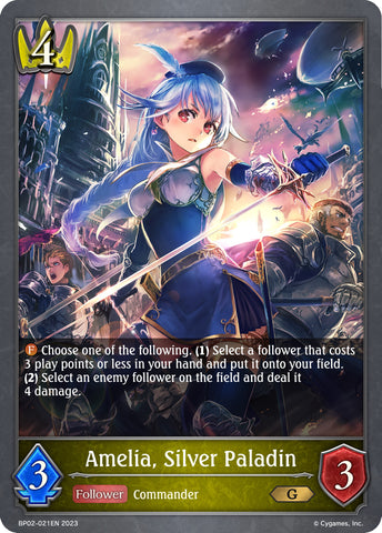 Amelia, Silver Paladin (BP02-021EN) [Reign of Bahamut] - Card Brawlers | Quebec | Canada | Yu-Gi-Oh!