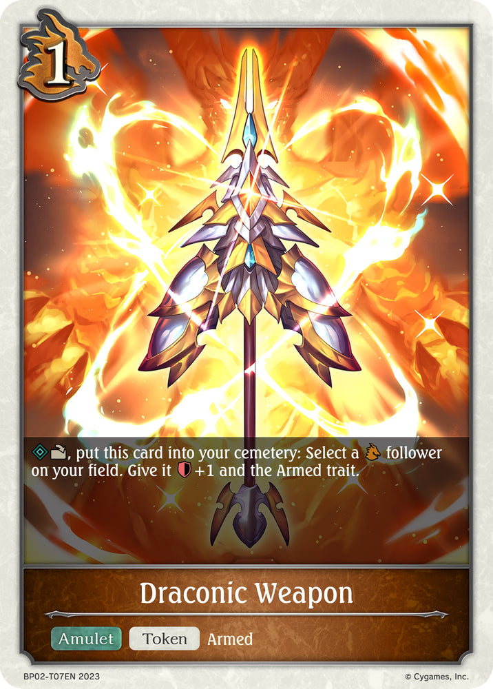 Draconic Weapon (BP02-T07EN) [Reign of Bahamut] - Card Brawlers | Quebec | Canada | Yu-Gi-Oh!