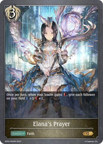 Elana's Prayer (BP02-092EN) [Reign of Bahamut] - Card Brawlers | Quebec | Canada | Yu-Gi-Oh!