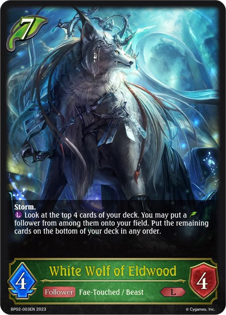 White Wolf of Eldwood (BP02-003EN) [Reign of Bahamut] - Card Brawlers | Quebec | Canada | Yu-Gi-Oh!