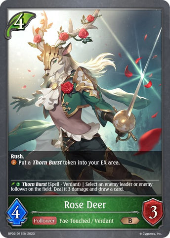 Rose Deer (BP02-017EN) [Reign of Bahamut] - Card Brawlers | Quebec | Canada | Yu-Gi-Oh!