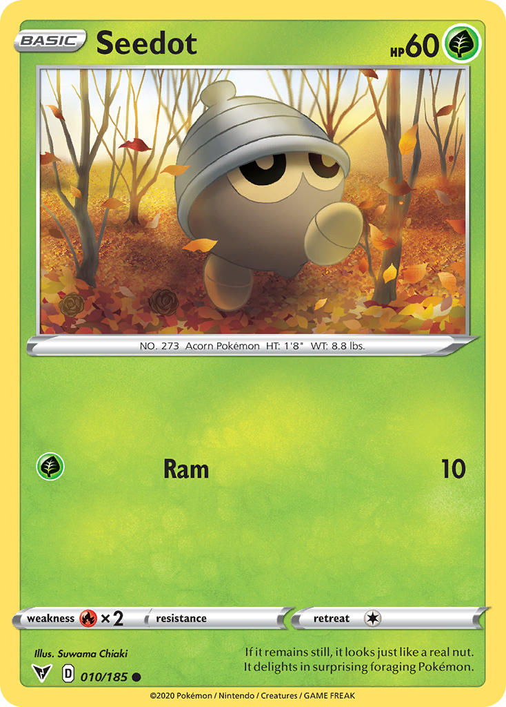 Seedot (010/185) [Sword & Shield: Vivid Voltage] - Card Brawlers | Quebec | Canada | Yu-Gi-Oh!