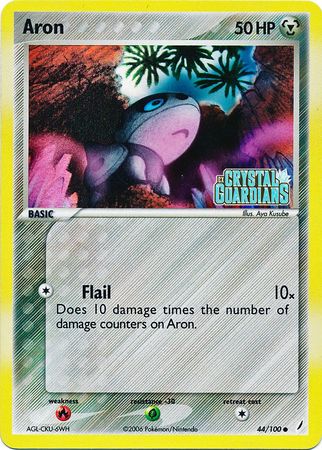 Aron (44/100) (Stamped) [EX: Crystal Guardians] - Card Brawlers | Quebec | Canada | Yu-Gi-Oh!