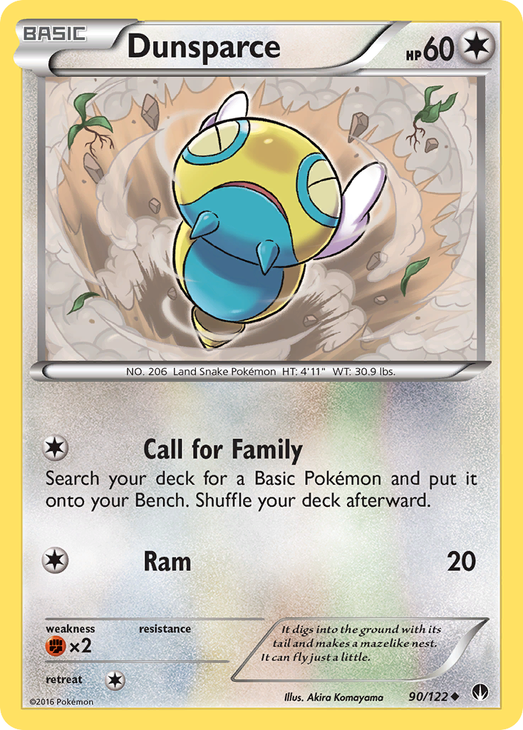 Dunsparce (90/122) [XY: BREAKpoint] - Card Brawlers | Quebec | Canada | Yu-Gi-Oh!