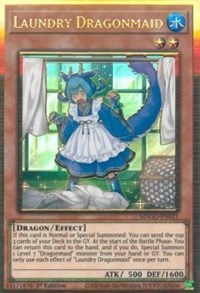 Laundry Dragonmaid [MAGO-EN021] Gold Rare - Card Brawlers | Quebec | Canada | Yu-Gi-Oh!