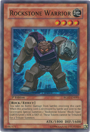 Rockstone Warrior [RGBT-EN001] Super Rare - Card Brawlers | Quebec | Canada | Yu-Gi-Oh!