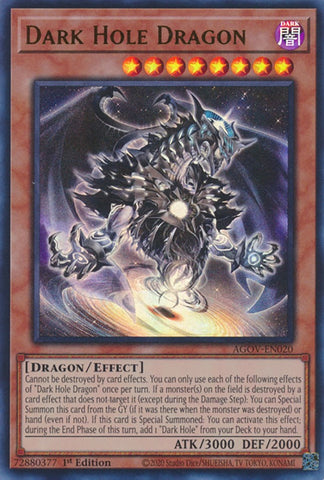 Dark Hole Dragon [AGOV-EN020] Ultra Rare - Card Brawlers | Quebec | Canada | Yu-Gi-Oh!