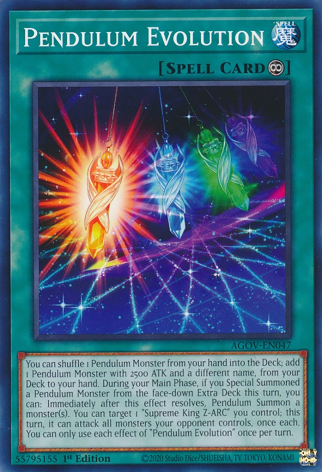 Pendulum Evolution [AGOV-EN047] Common - Card Brawlers | Quebec | Canada | Yu-Gi-Oh!