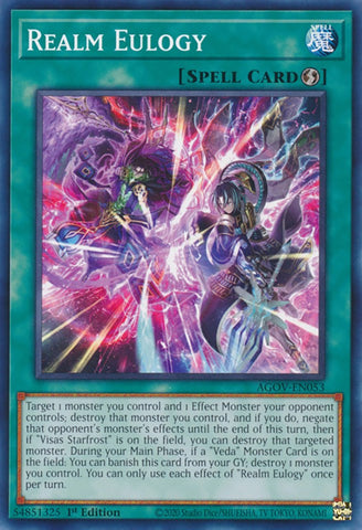 Realm Eulogy [AGOV-EN053] Common - Card Brawlers | Quebec | Canada | Yu-Gi-Oh!