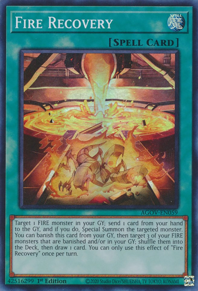 Fire Recovery [AGOV-EN059] Super Rare - Card Brawlers | Quebec | Canada | Yu-Gi-Oh!